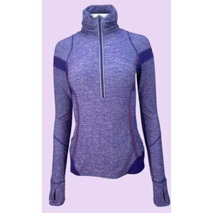 Lululemon Purple Heather Half-Zip Size 6